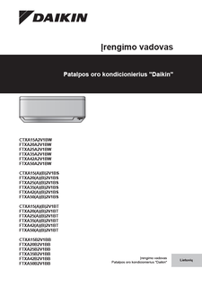 CTXA-AW_AS_BS_AT_BT_BB_FTXA-AW_AS_BS_AT_BT_BB_Installation manual_3PLT697375-1_Lithuanian download